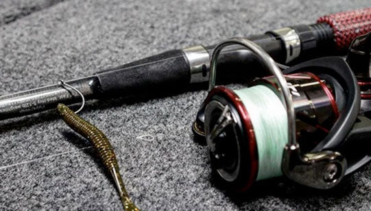 drop shot fishing rod and reel NEW! ICON John Crews Rod tuned for working Drop Shots with precision Drop Shot in Cold Water