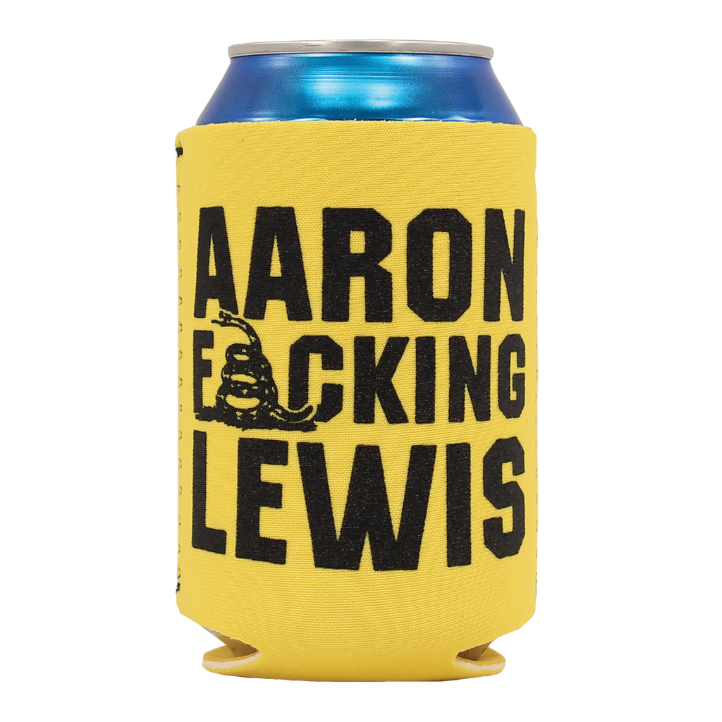 Aaron Lewis "Don't Tread On Me" Koozie (Yellow) - Missile Baits