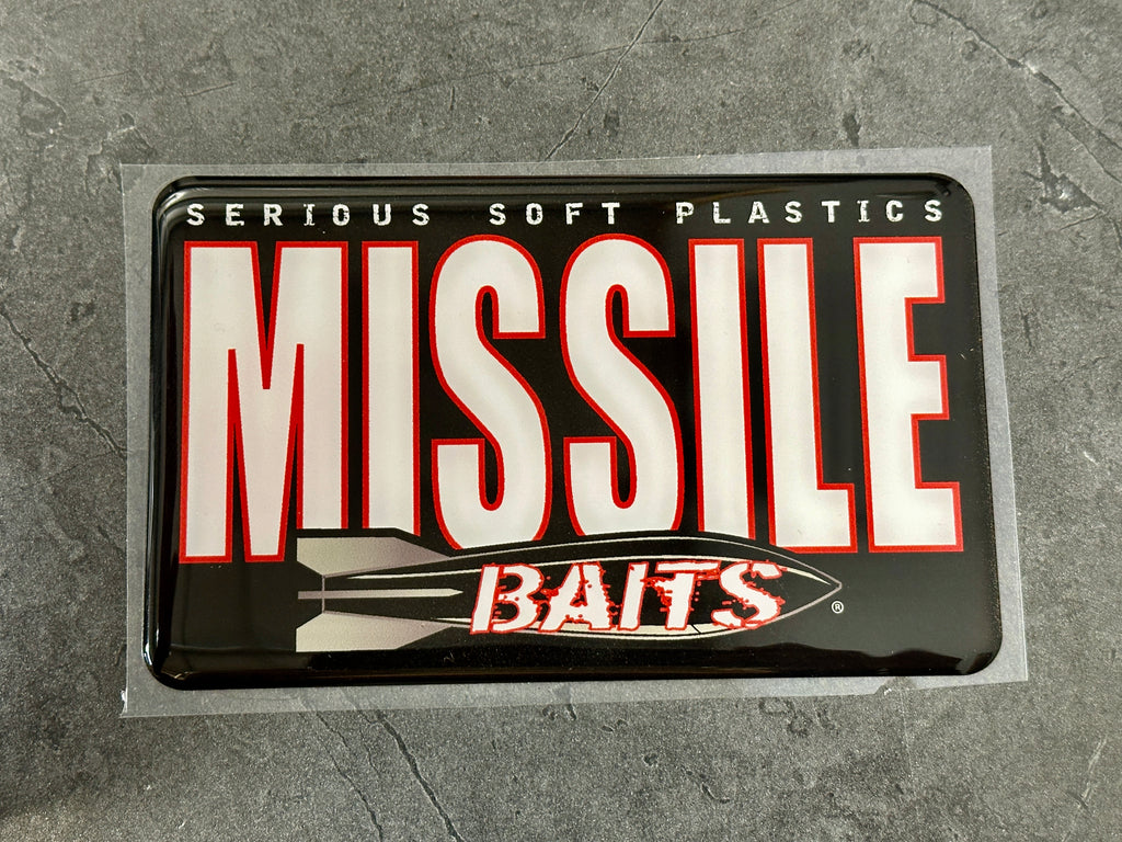 Missile Black Domed Decal - Missile Baits