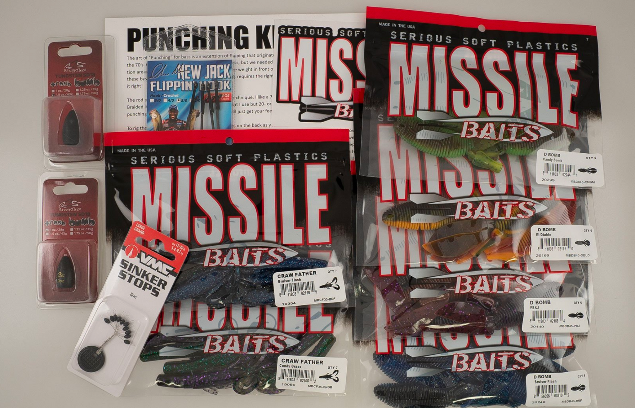 best bass lure kit Missile Baits Kit Punching Kit