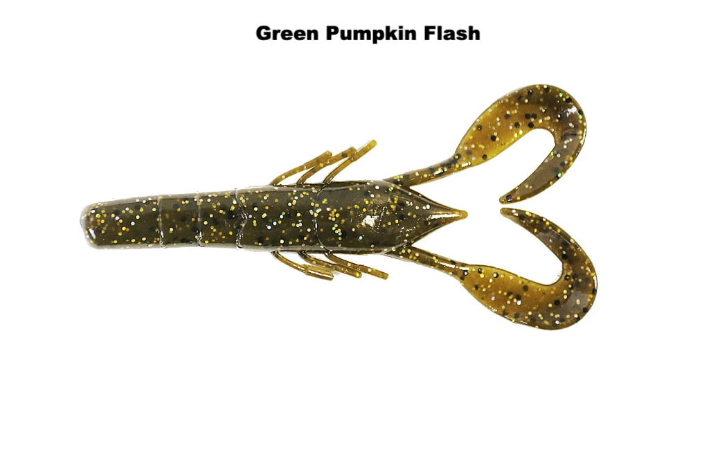 best craw bass lures Crawfish Soft Plastic Baits Scented Stealth 2.5" (6 Pack) Burnt and short pause action Best Bass Fishing Lures (Secrets