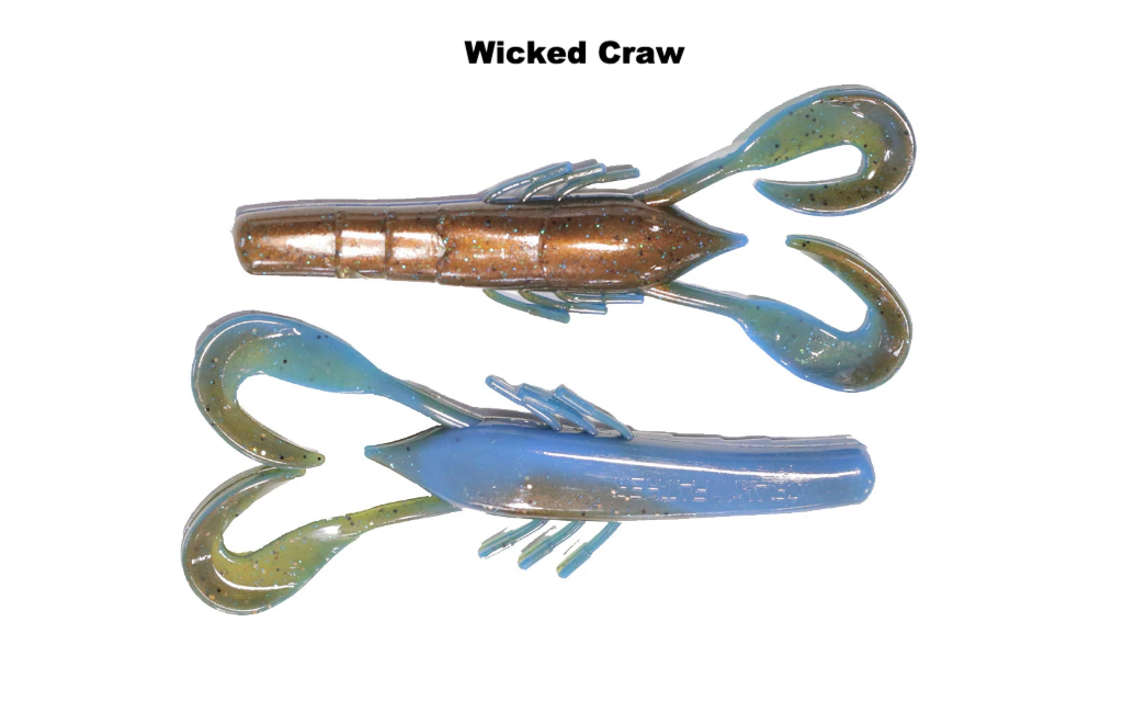 best craw bass lures Missile Baits Craw Father Green Pumpkin Flash